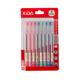 Color Gel Pen 8 Pcs Set